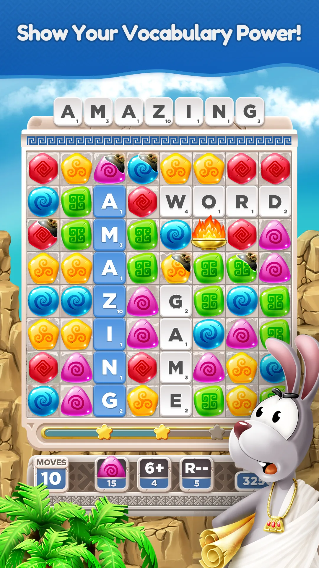 Olympus: Word Search Game | Indus Appstore | Screenshot