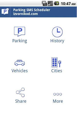 Parking SMS Scheduler | Indus Appstore | Screenshot