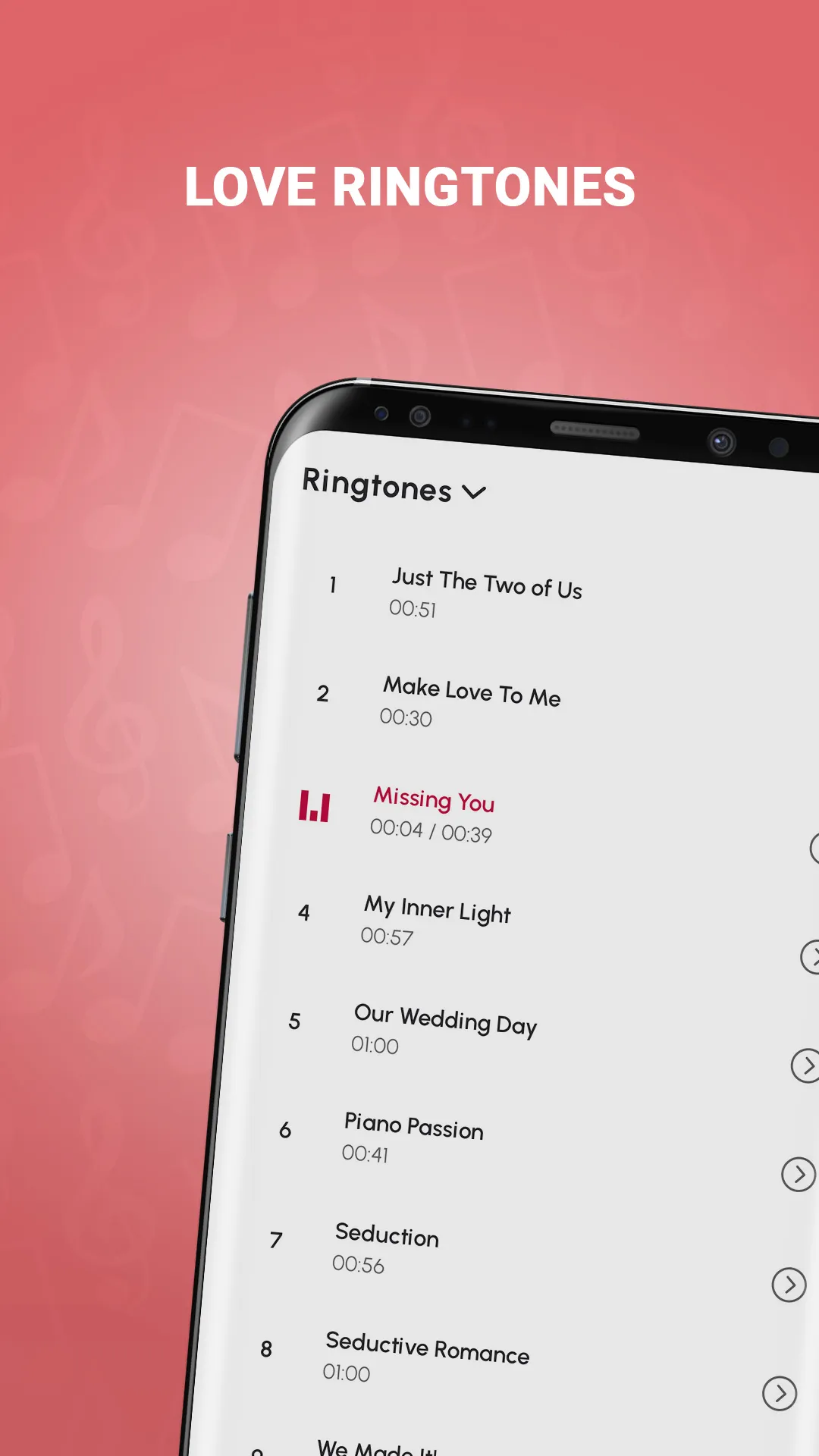 Romantic Phone Ringtones | Indus Appstore | Screenshot