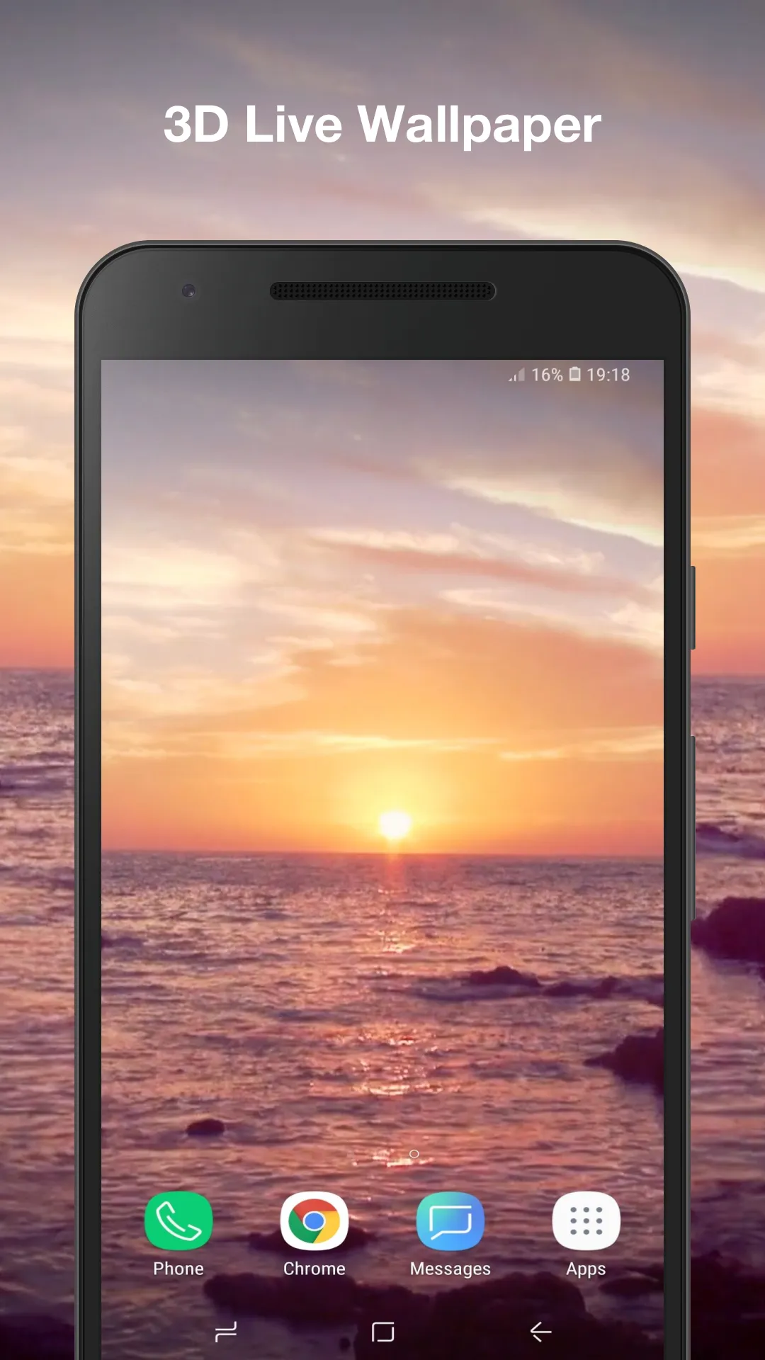 Beach Sunrise Live Wallpaper | Indus Appstore | Screenshot