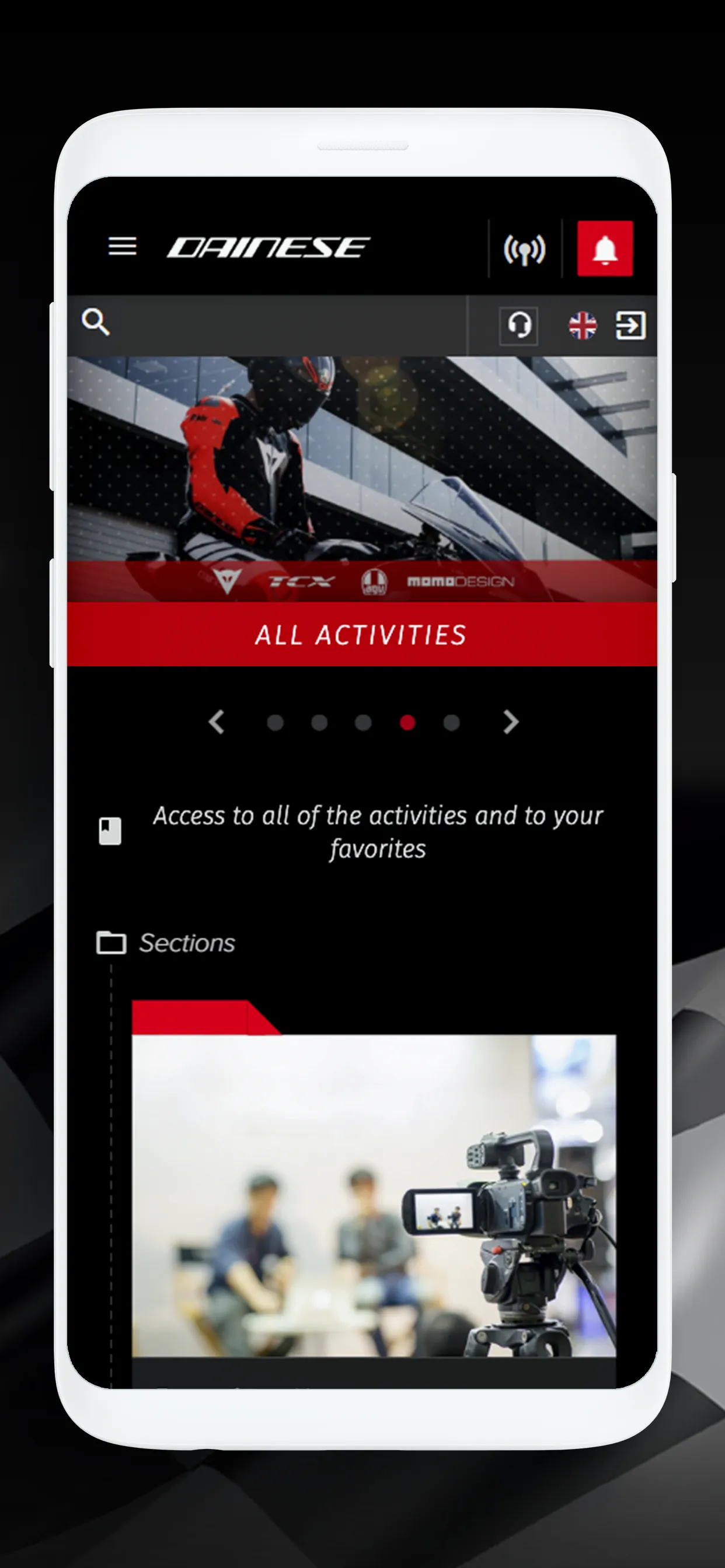 Dainese Academy | Indus Appstore | Screenshot