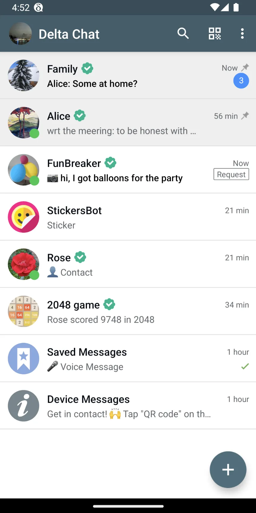 Delta Chat | Indus Appstore | Screenshot