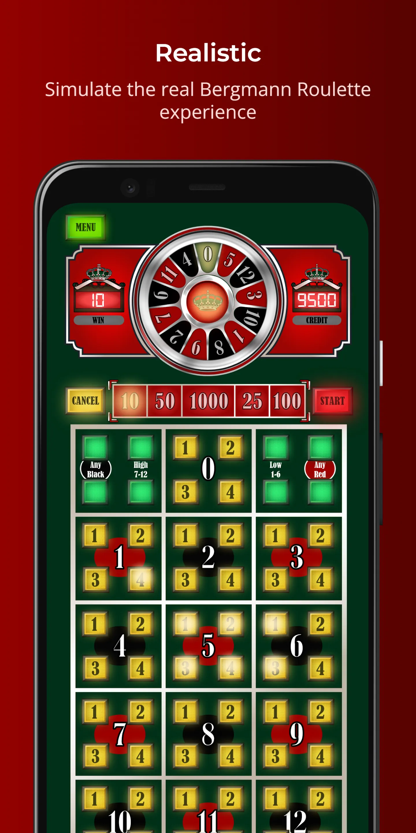 Bergmann Roulette | Indus Appstore | Screenshot