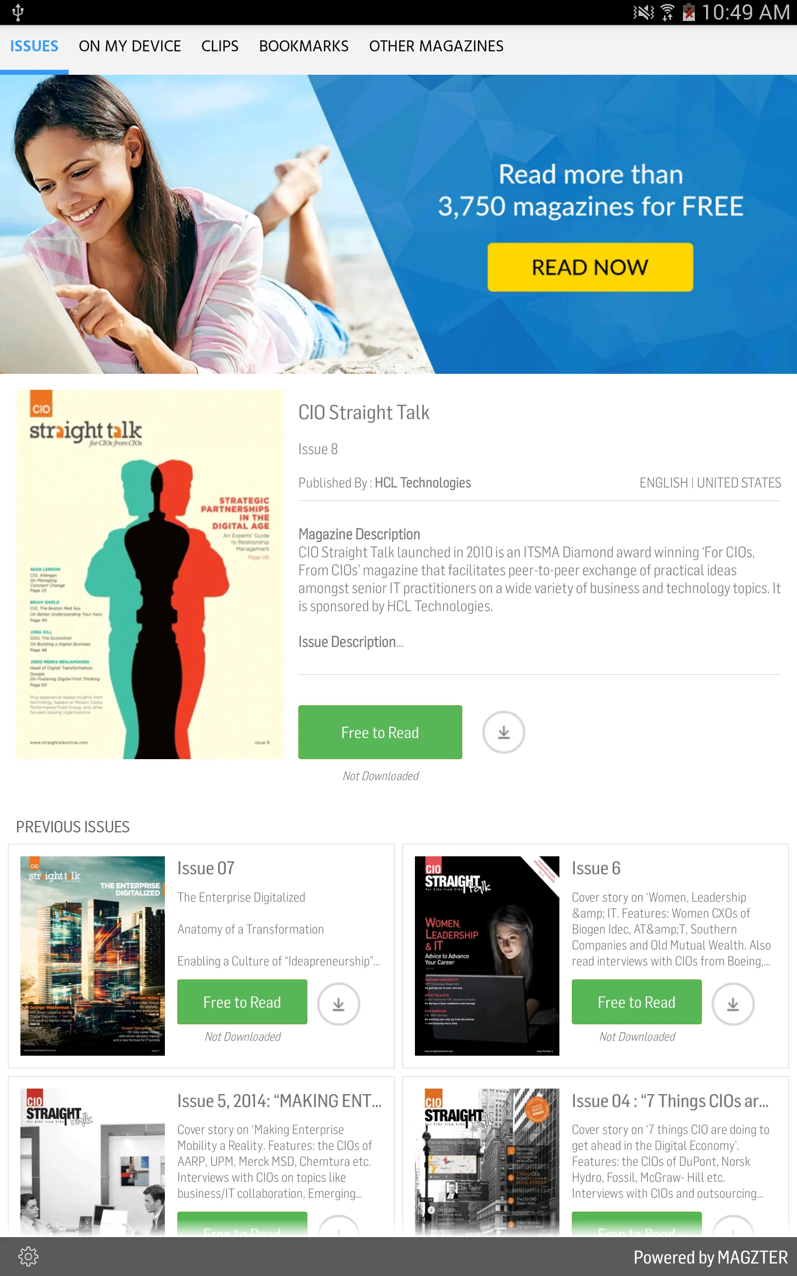 CIO Straight Talk | Indus Appstore | Screenshot