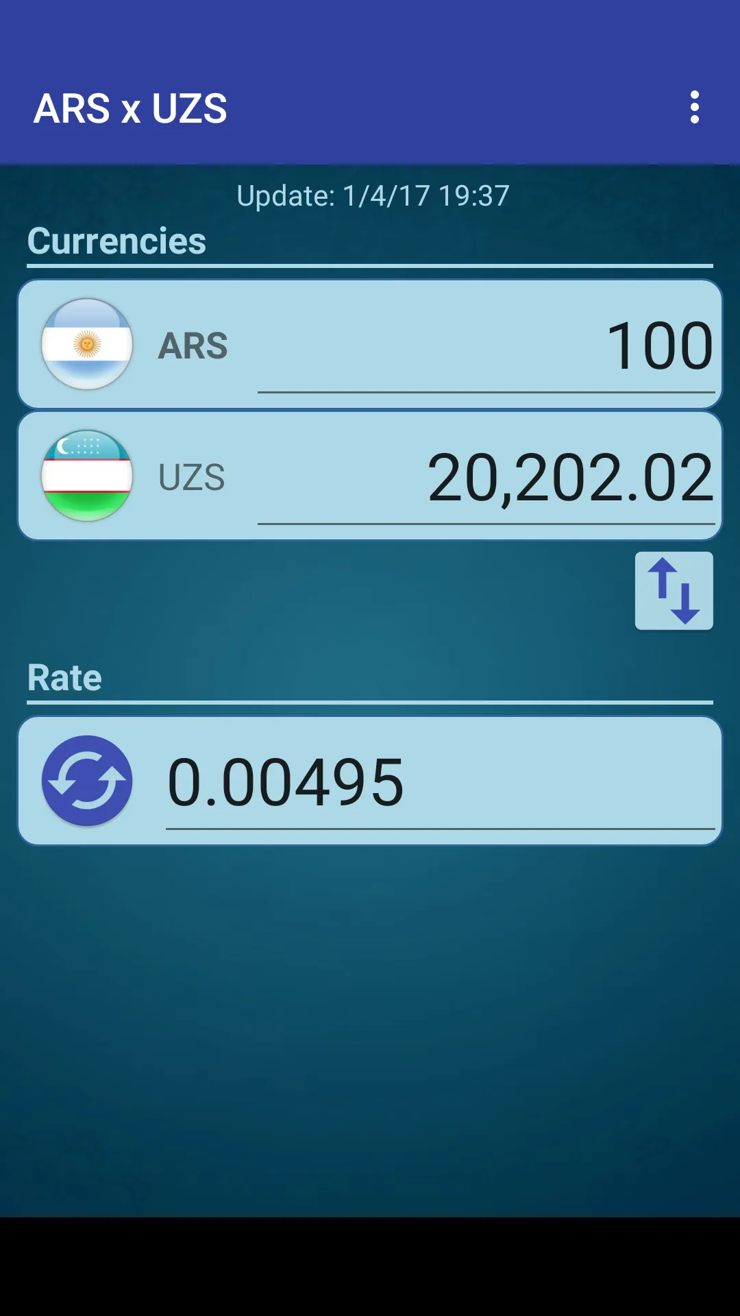 Arg. Peso x Uzbekistani Sum | Indus Appstore | Screenshot