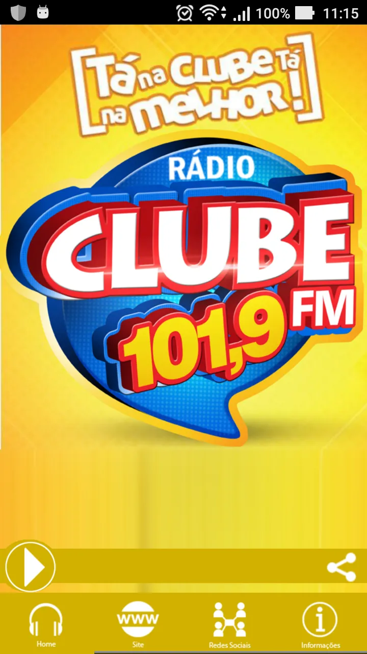 Clube FM - Rio Verde | Indus Appstore | Screenshot