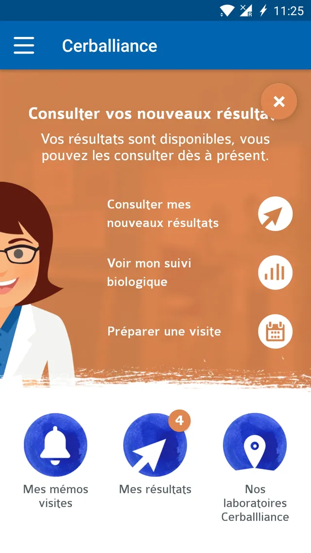 Mon laboratoire Cerballiance | Indus Appstore | Screenshot