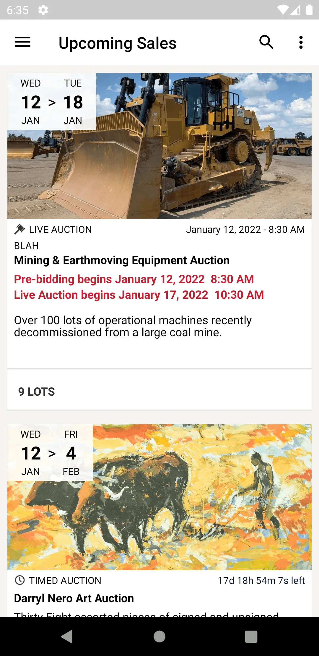 ABC Auctions | Indus Appstore | Screenshot