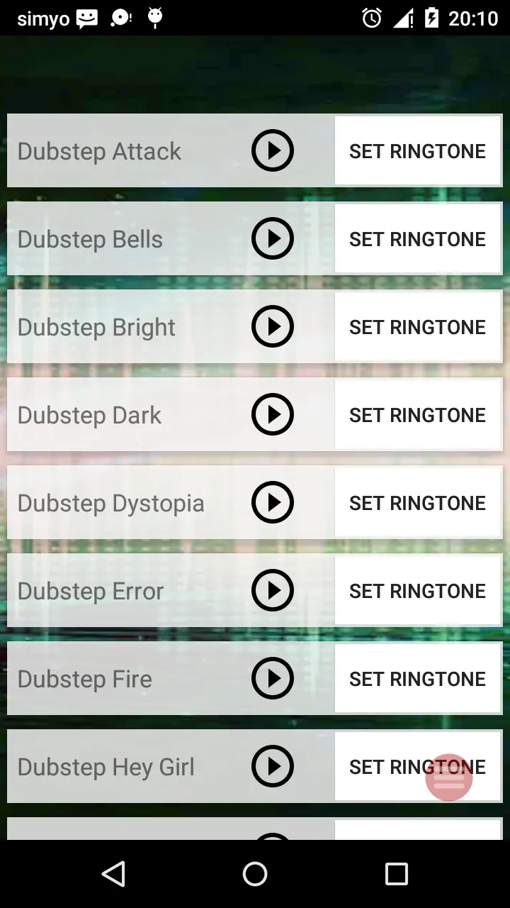 Dubstep ringtones and alarms | Indus Appstore | Screenshot