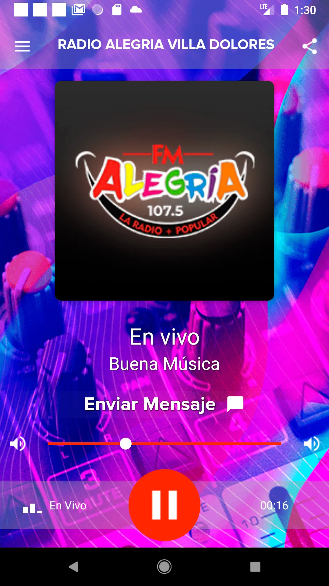 Radio Alegria Villa Dolores | Indus Appstore | Screenshot