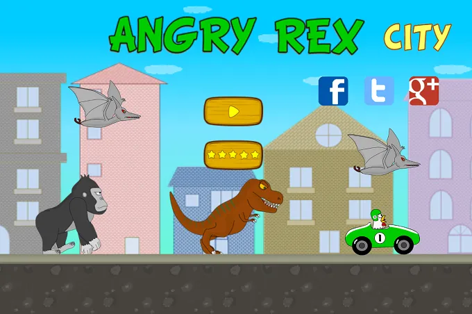 Angry Rex City | Indus Appstore | Screenshot