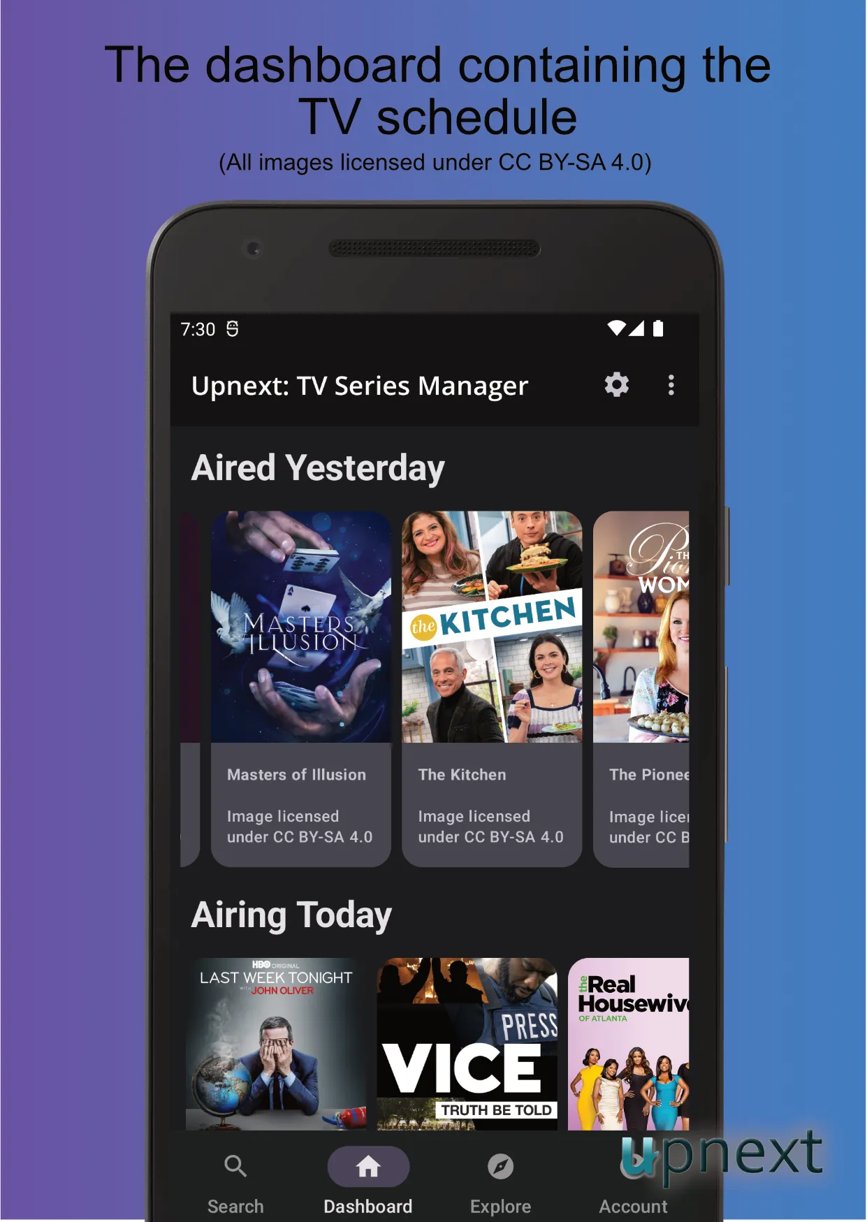 UpNext TV Series Manager | Indus Appstore | Screenshot