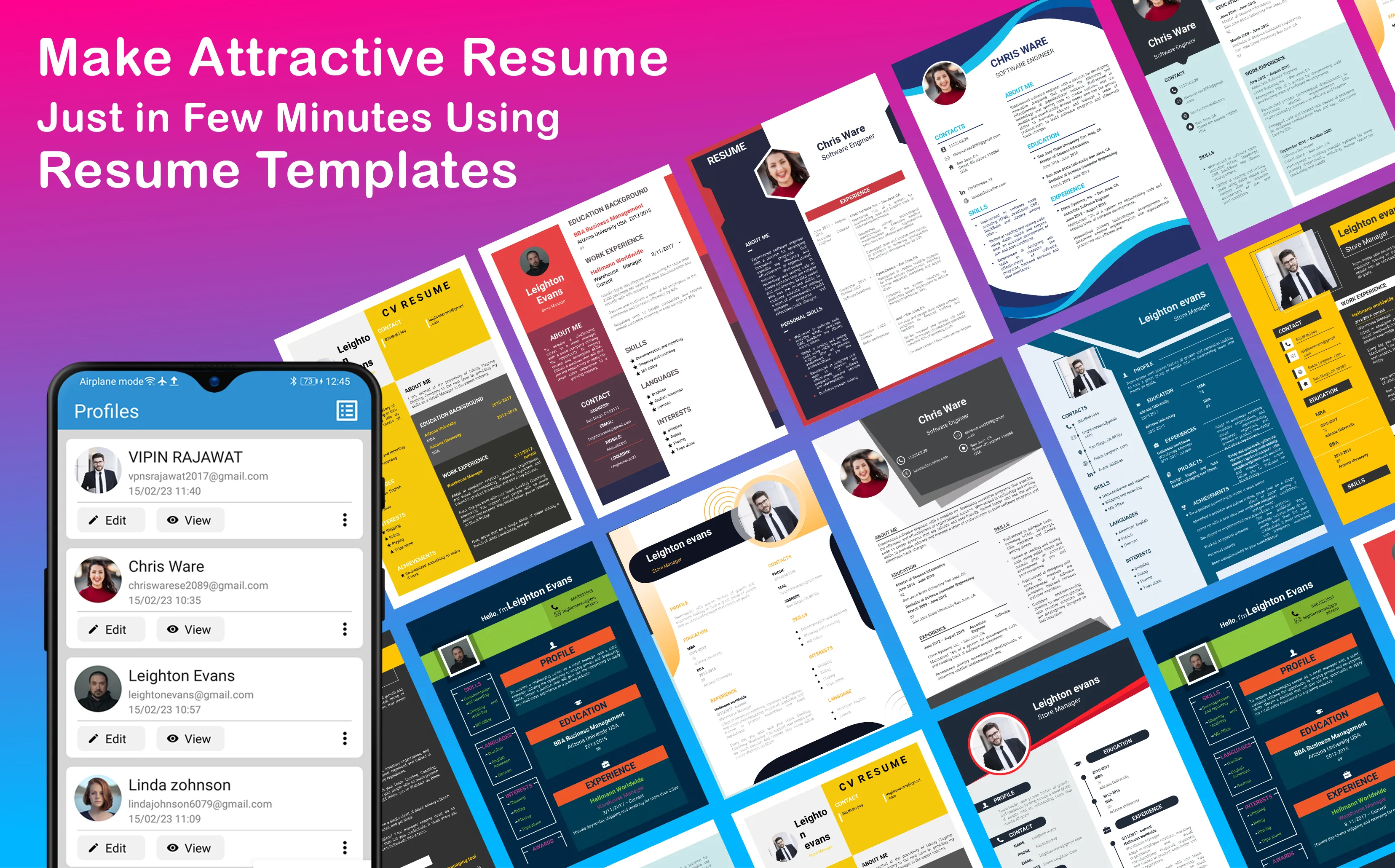 Resume Maker - Build CV 2023 | Indus Appstore | Screenshot