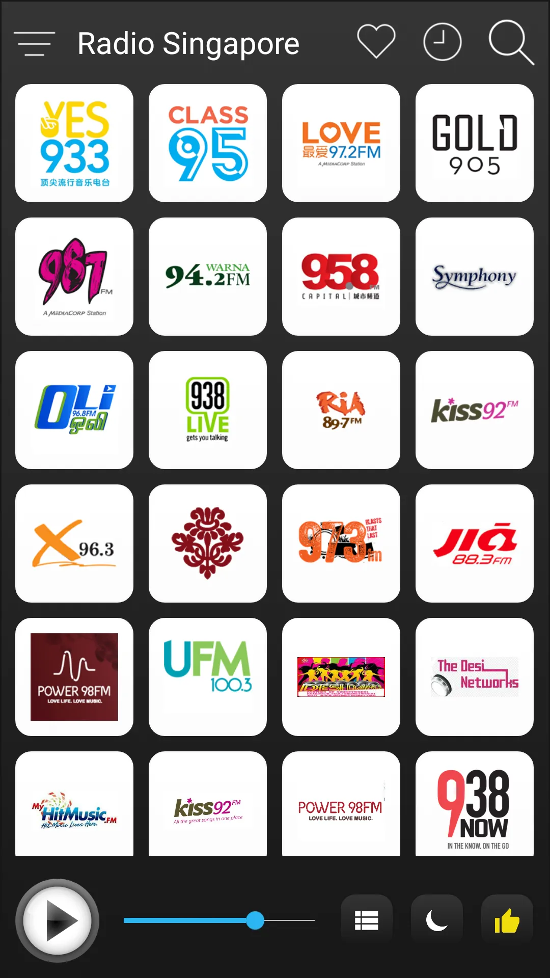 Singapore Radio FM AM Music | Indus Appstore | Screenshot