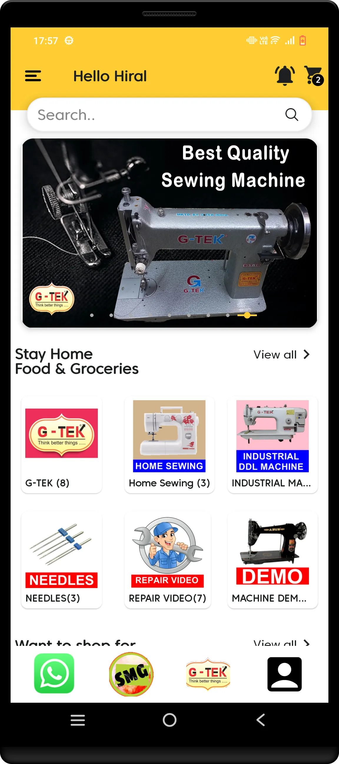 Sewing Machine Store | Indus Appstore | Screenshot