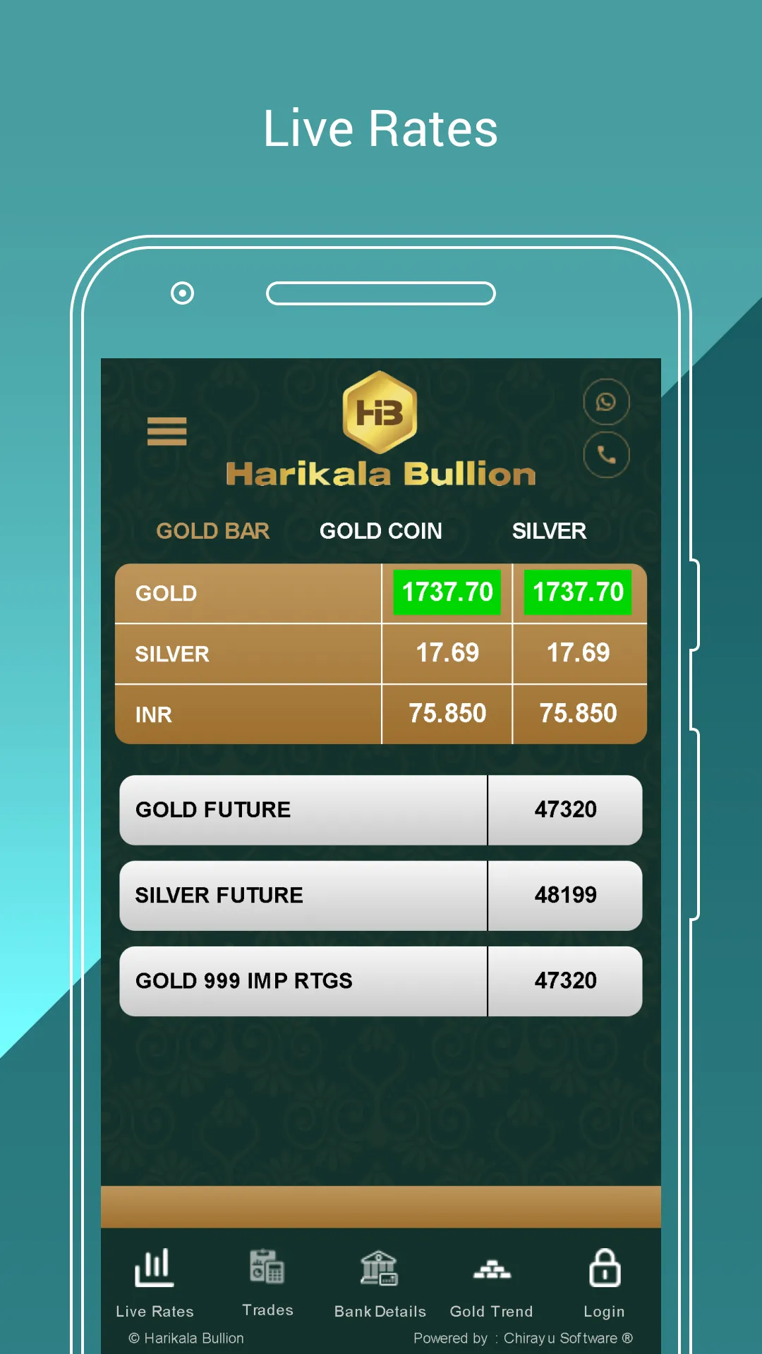 Harikala Bullion | Indus Appstore | Screenshot