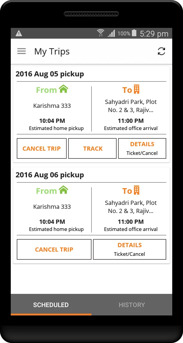 SmartCommute | Indus Appstore | Screenshot