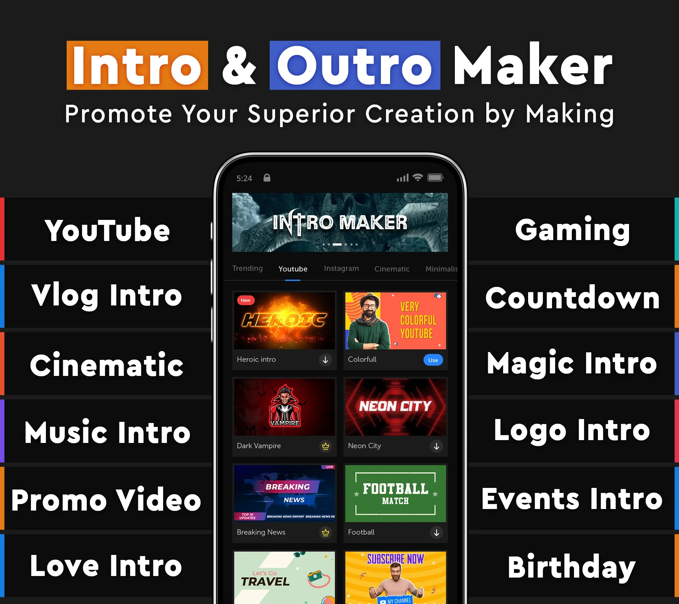 Intro Promo Video Maker Introz | Indus Appstore | Screenshot