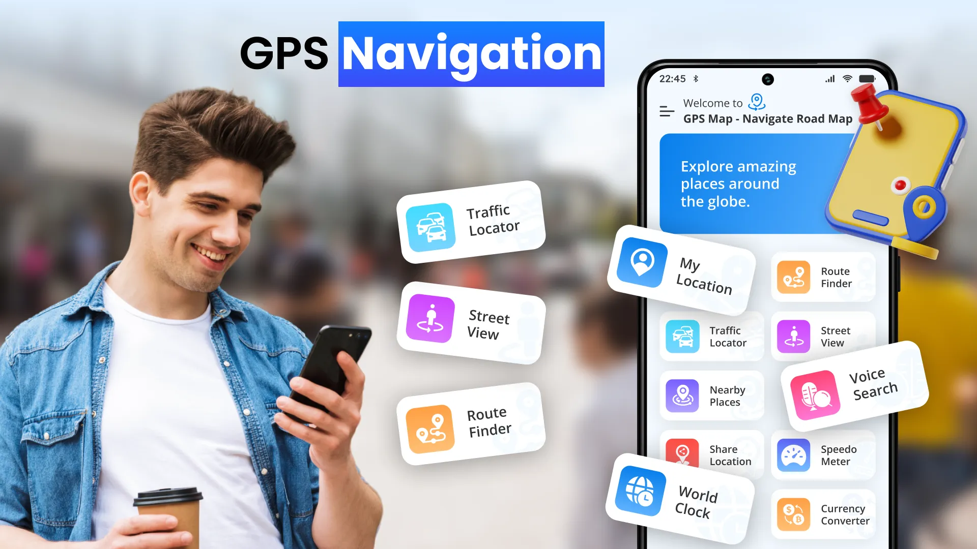 Location Finder - GPS Map | Indus Appstore | Screenshot