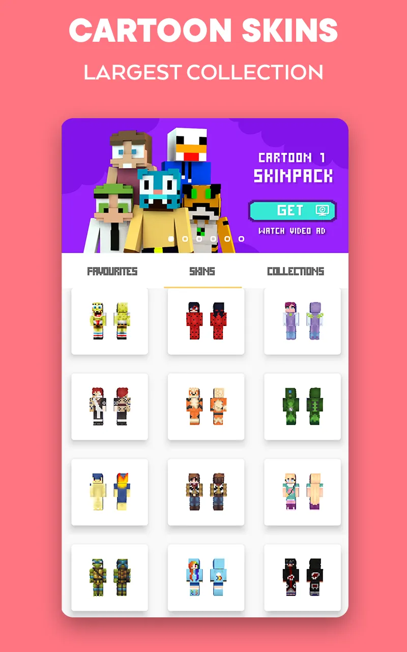 Cartoon Skins | Indus Appstore | Screenshot