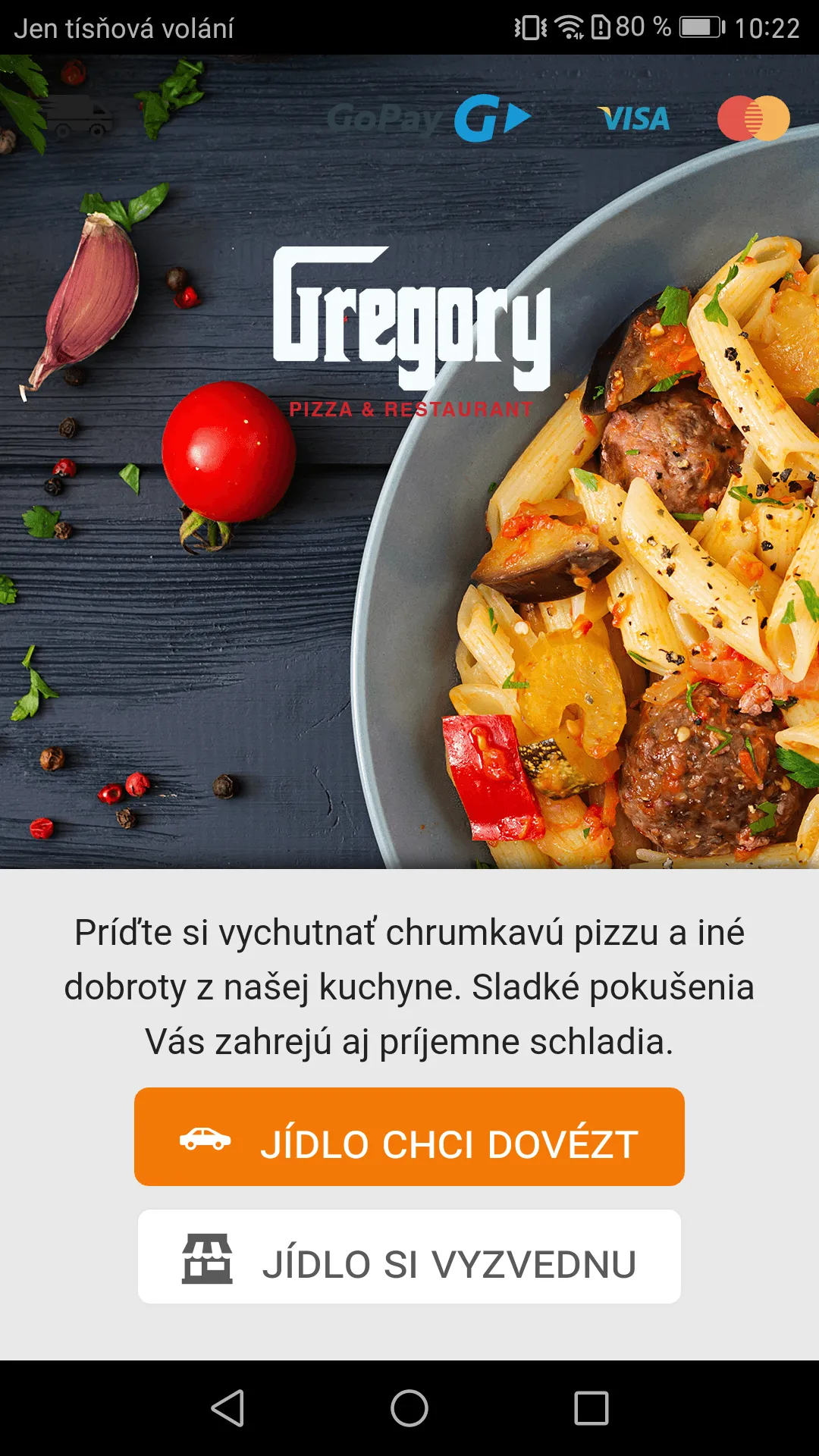 Gregory Pizza & Restaurant | Indus Appstore | Screenshot