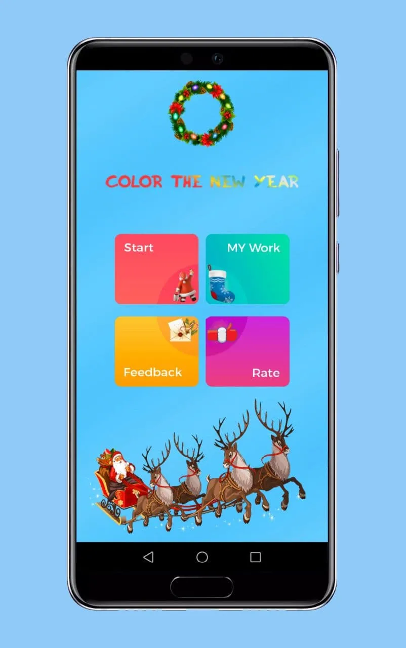 Christmas coloring book | Indus Appstore | Screenshot