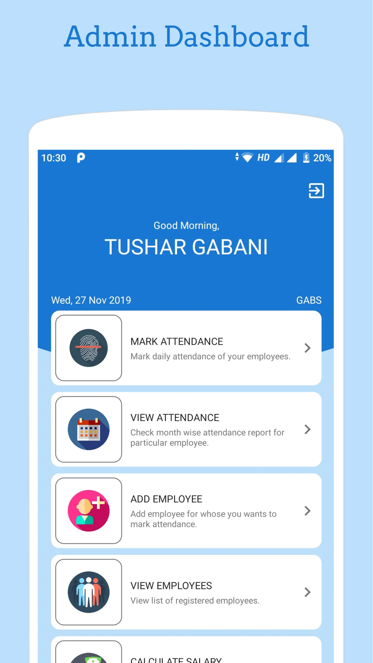 Online Attendance | Indus Appstore | Screenshot