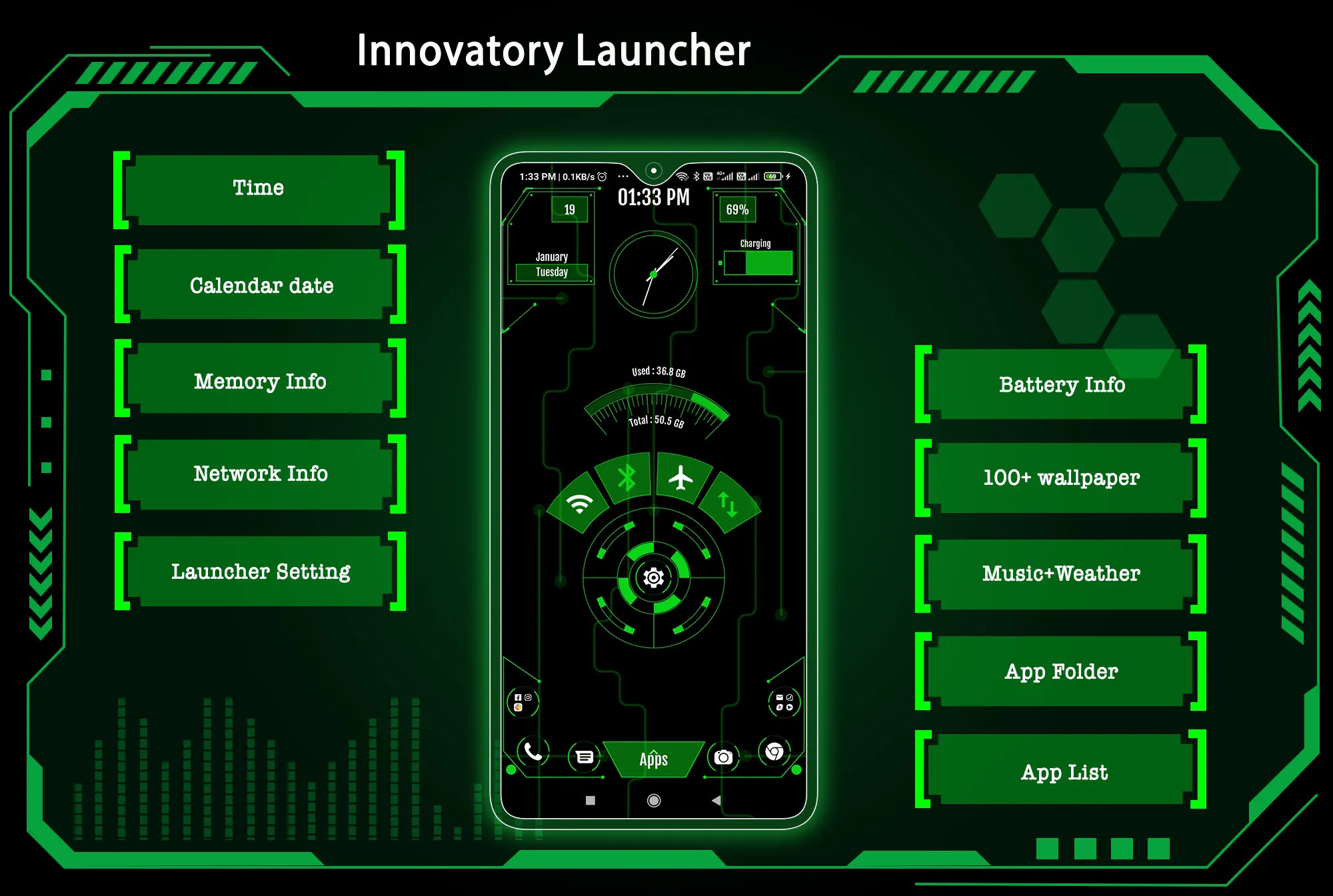 Innovatory Launcher - Hi-tech | Indus Appstore | Screenshot