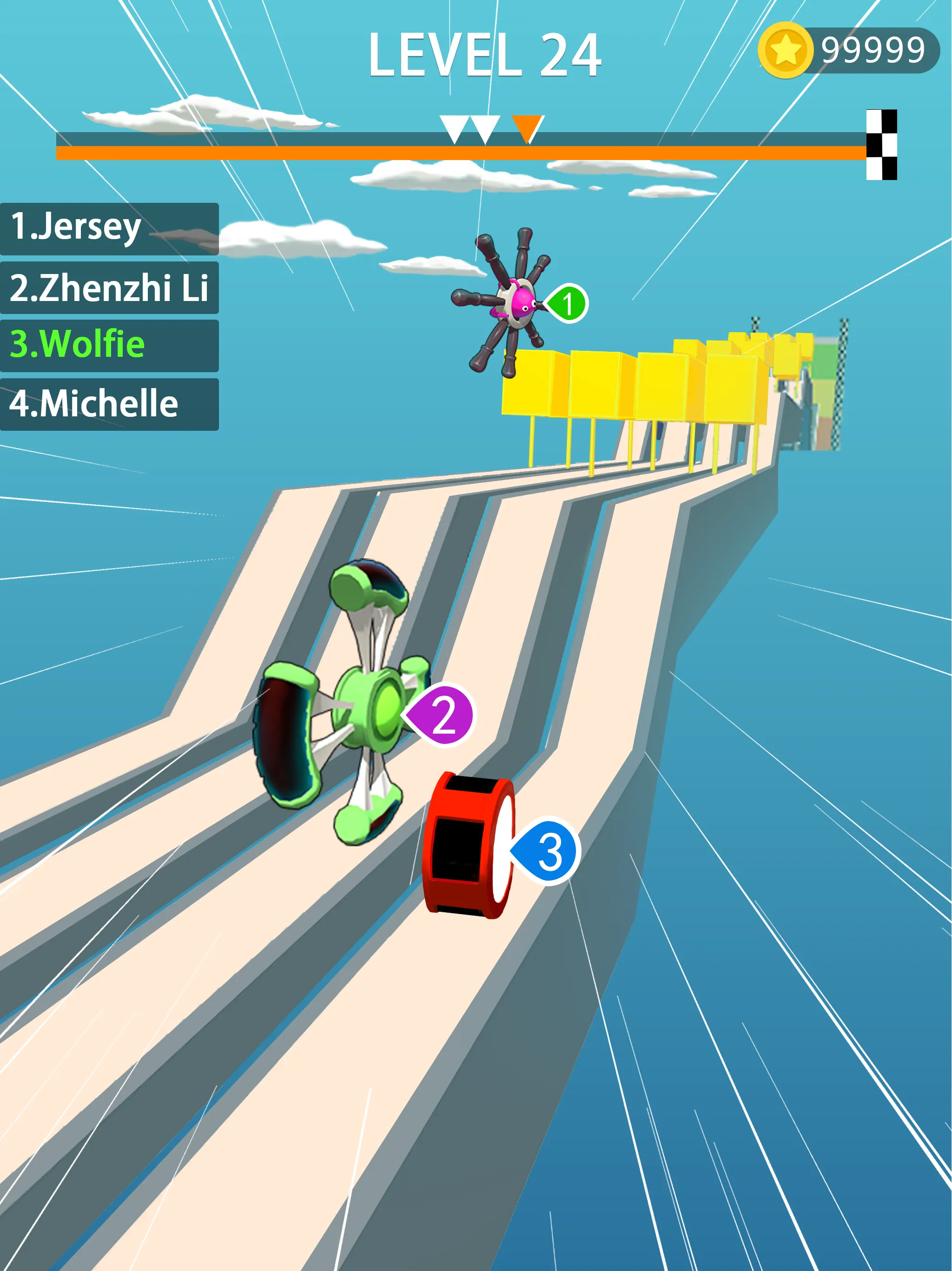 Wheels Run 3D | Indus Appstore | Screenshot