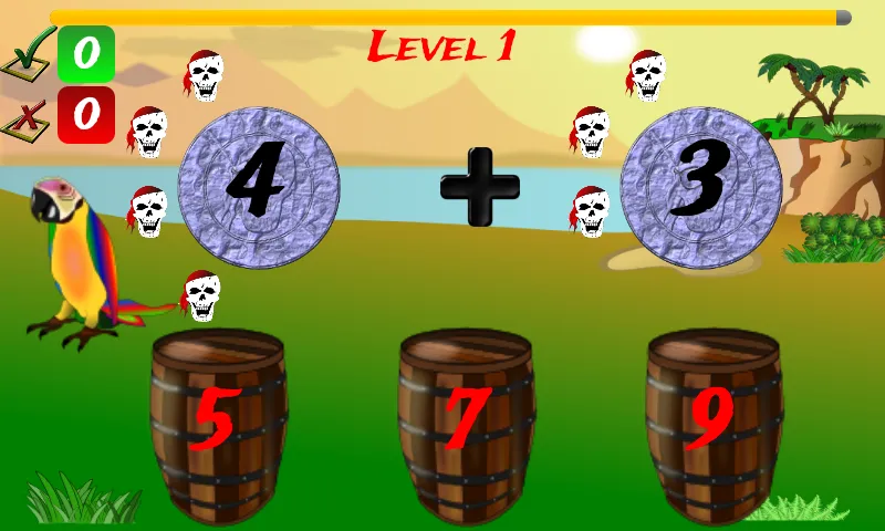 1st - 4th Grade Math Pirate | Indus Appstore | Screenshot