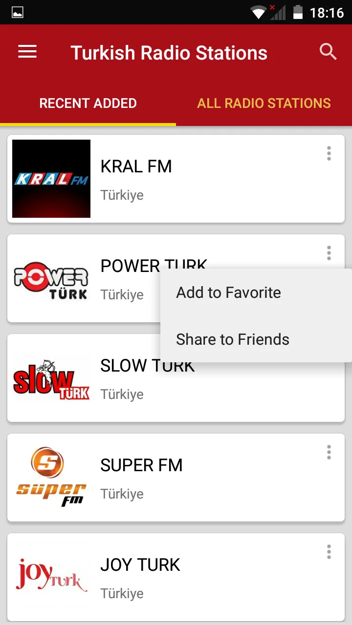 Turkish Radio Stations | Indus Appstore | Screenshot