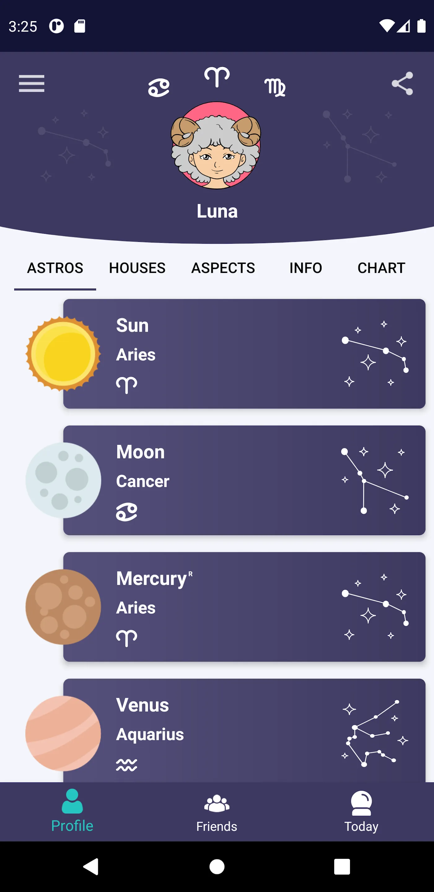 Horos - Natal Chart | Indus Appstore | Screenshot