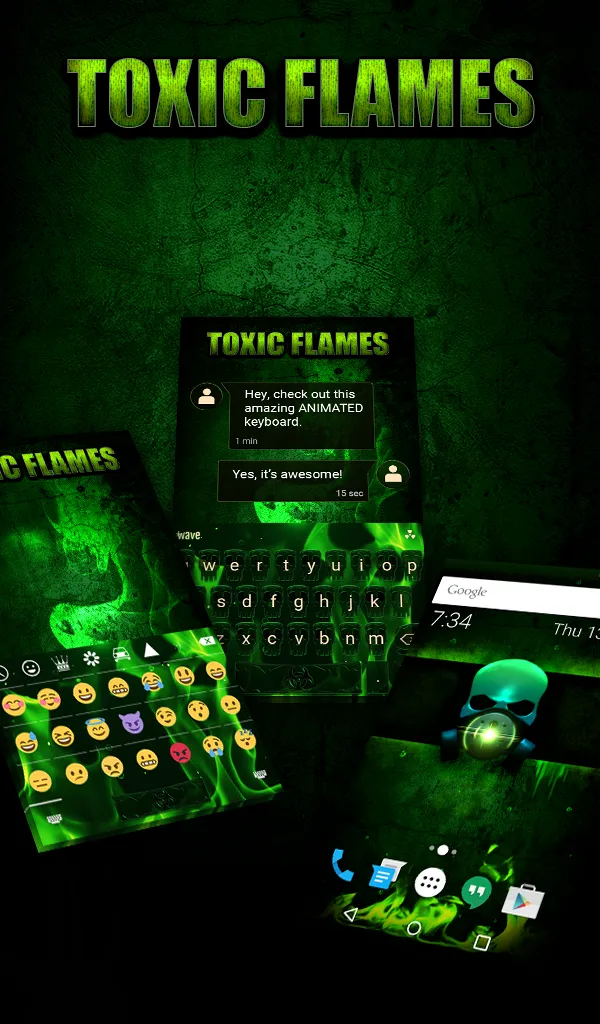 Toxic Flames Wallpaper | Indus Appstore | Screenshot