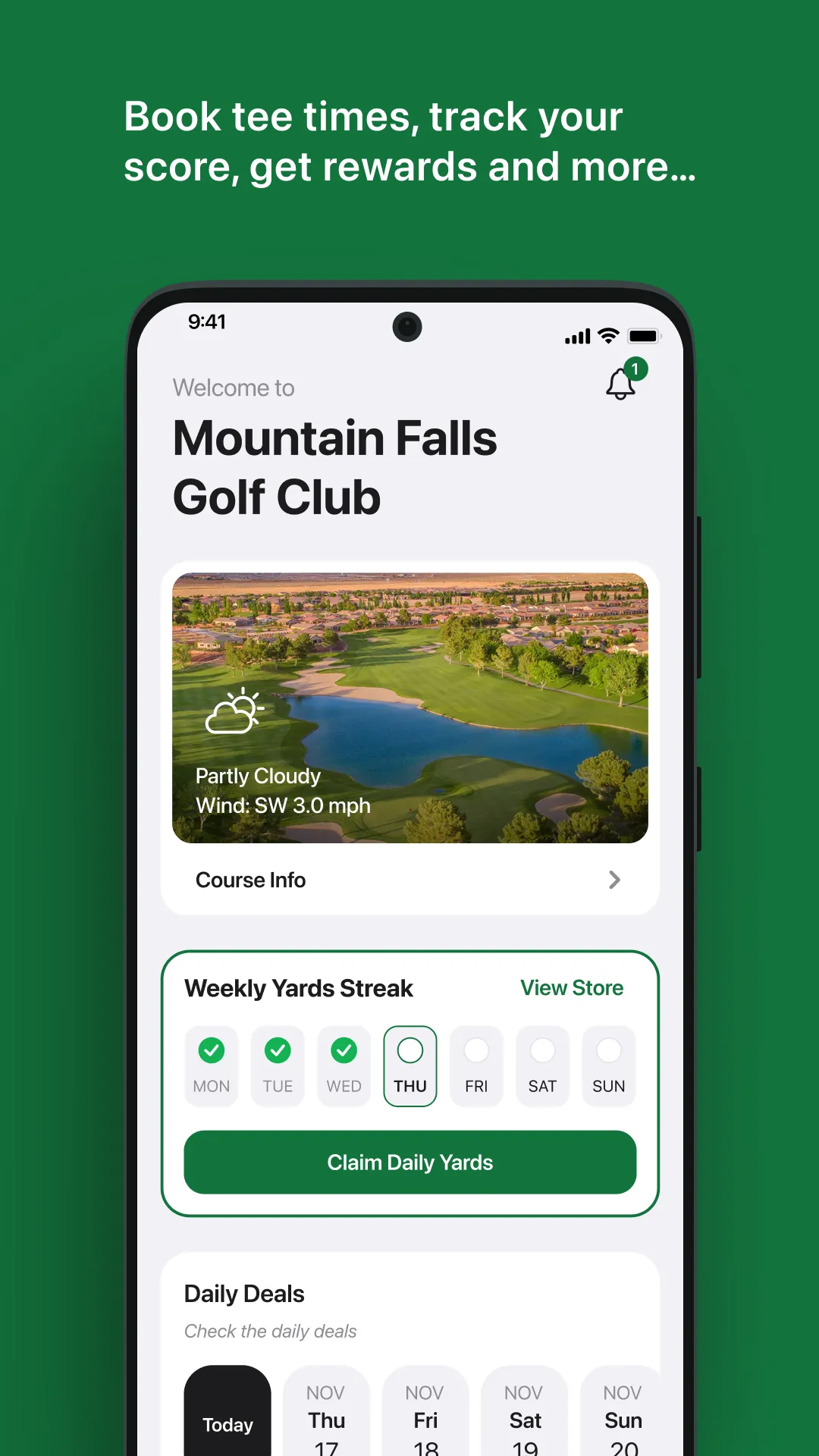 Mountain Falls Golf Club | Indus Appstore | Screenshot