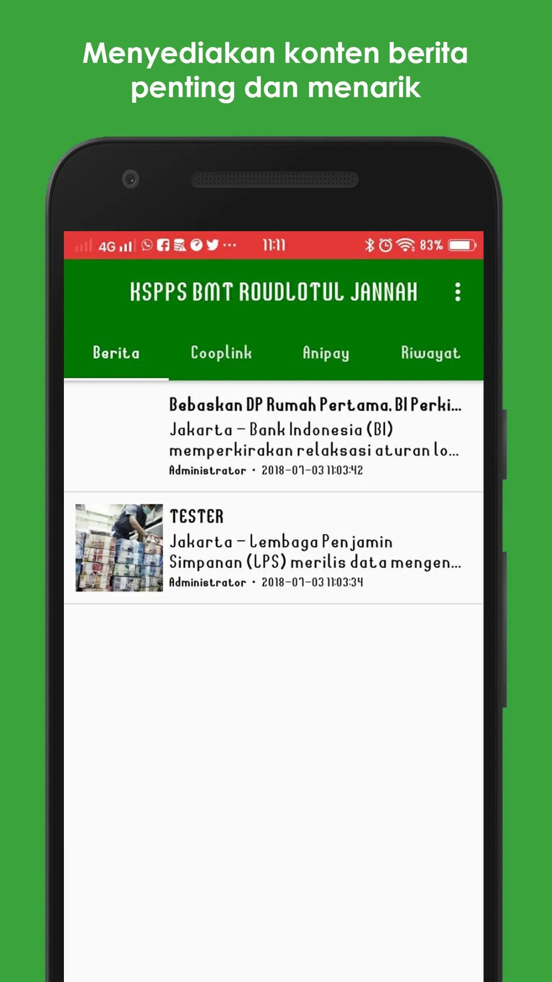 KSPPS BMT ROUDLOTUL JANNAH | Indus Appstore | Screenshot