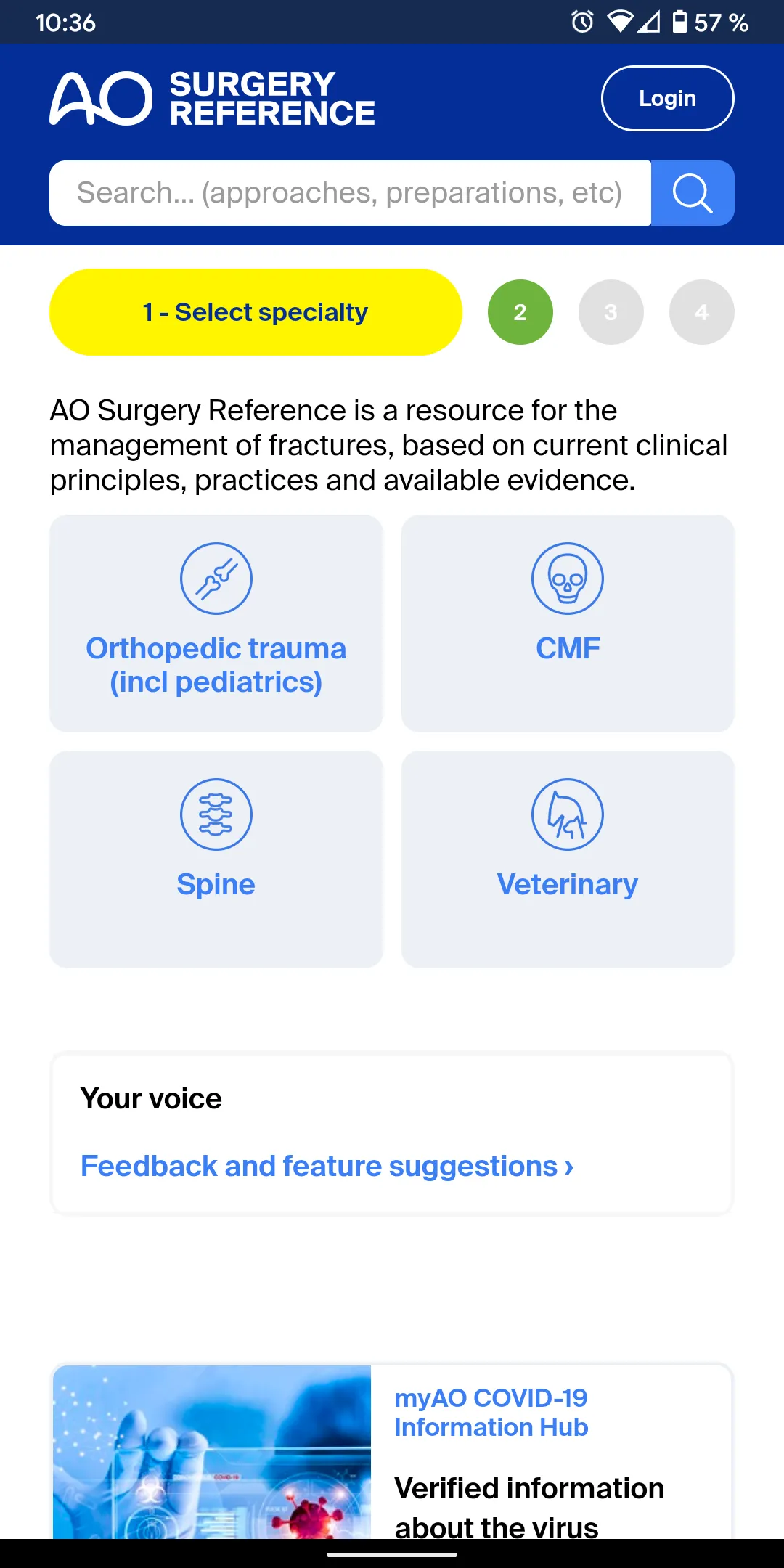 AO Surgery Reference | Indus Appstore | Screenshot