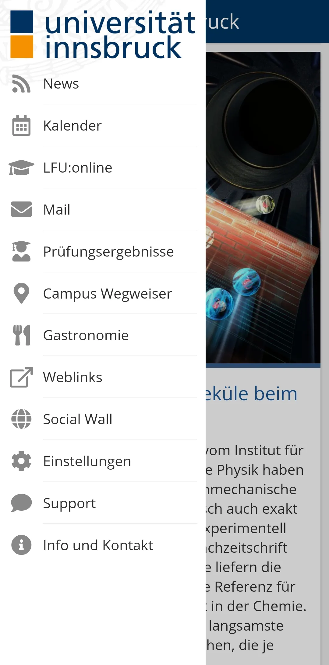 University of Innsbruck | Indus Appstore | Screenshot