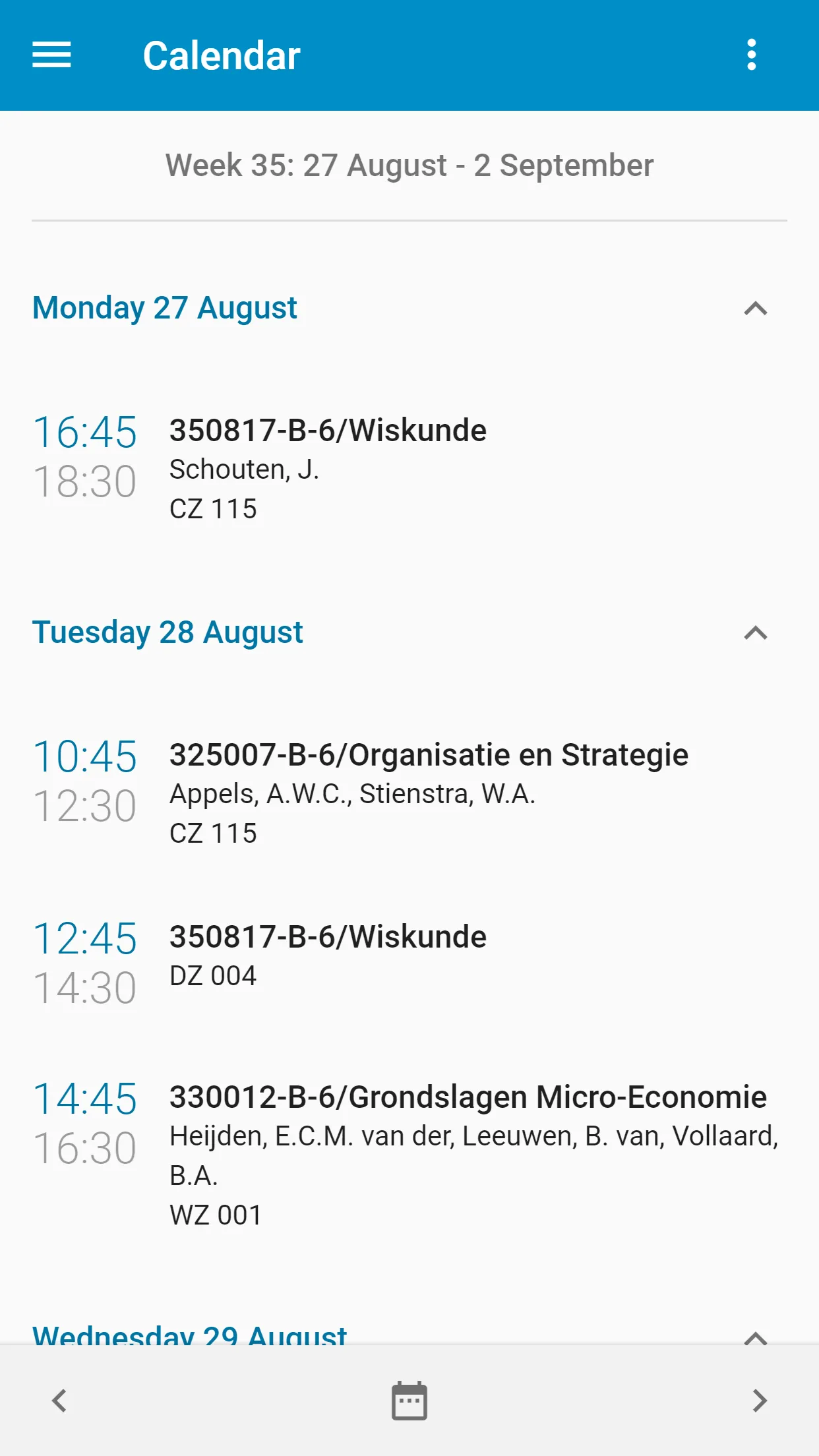 OSIRIS Tilburg University | Indus Appstore | Screenshot