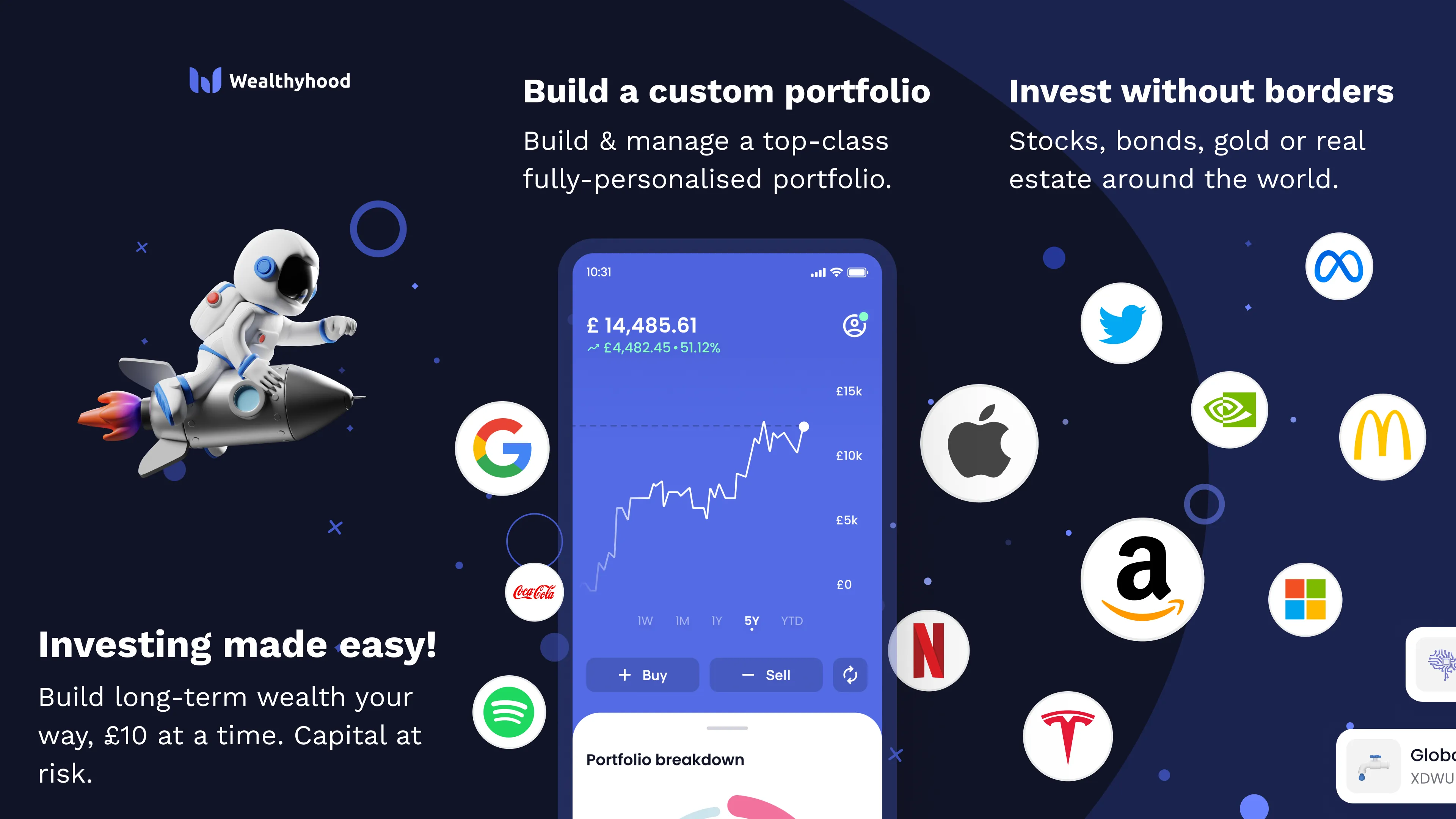 Wealthyhood Investing | Indus Appstore | Screenshot