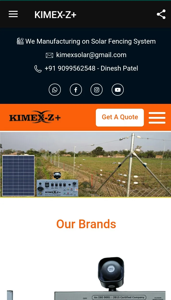 KIMEX-Z+ Solar Fencing | Indus Appstore | Screenshot