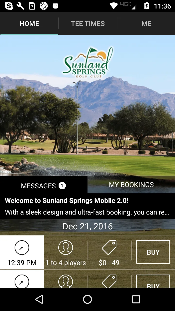 Sunland Springs Golf Tee Times | Indus Appstore | Screenshot