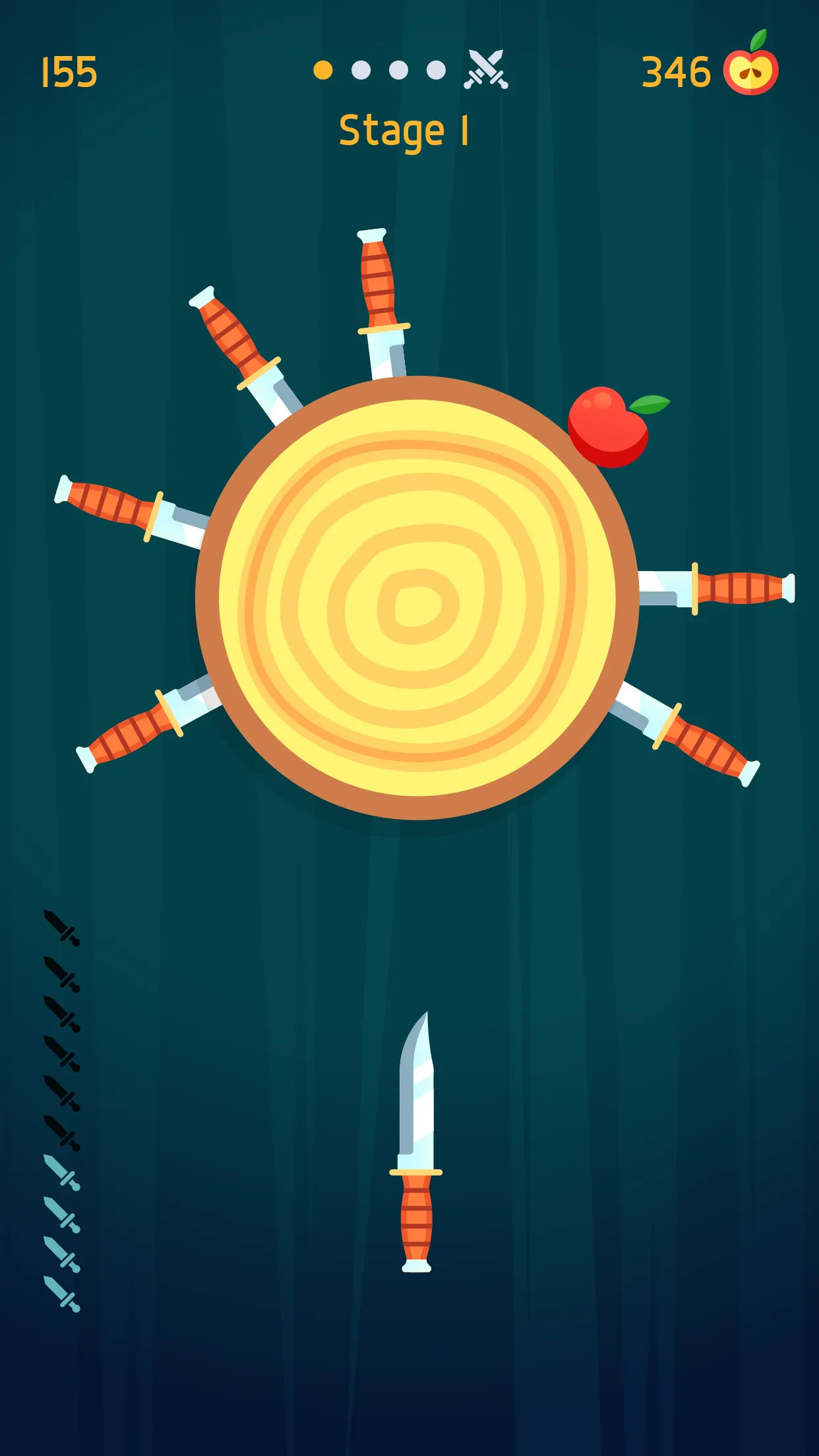 Knife Hit | Indus Appstore | Screenshot