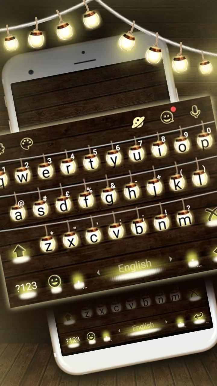 Warm Light Lanterns Keyboard T | Indus Appstore | Screenshot