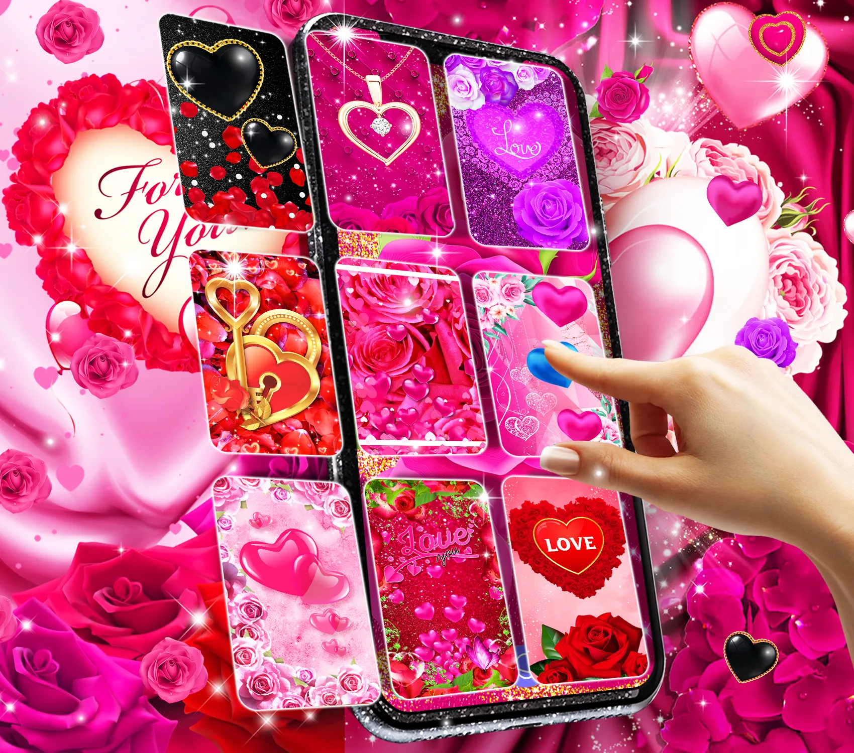 Wallpaper hd rose love | Indus Appstore | Screenshot