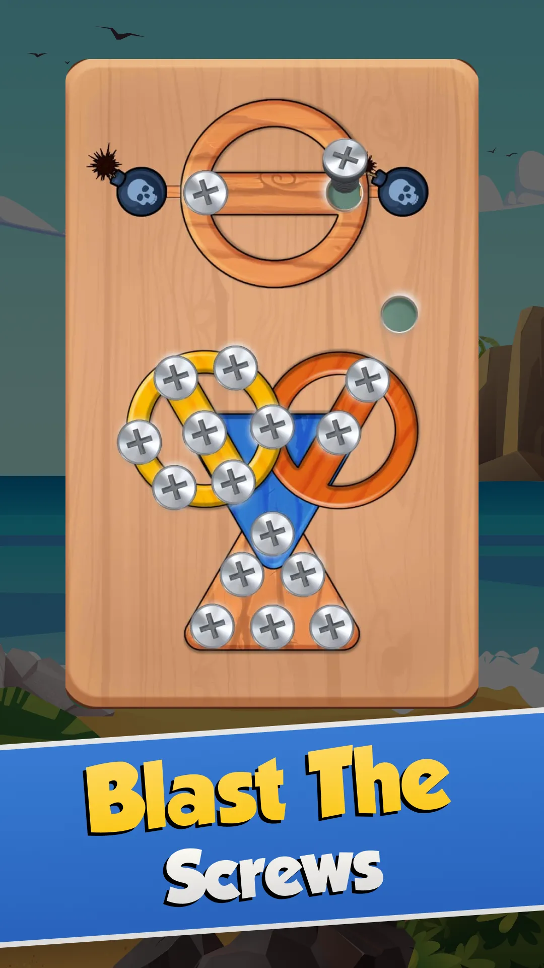 Wood Nuts & Bolts Screw Puzzle | Indus Appstore | Screenshot