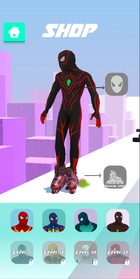 SuperHeroes Skates: Sky Roller | Indus Appstore | Screenshot