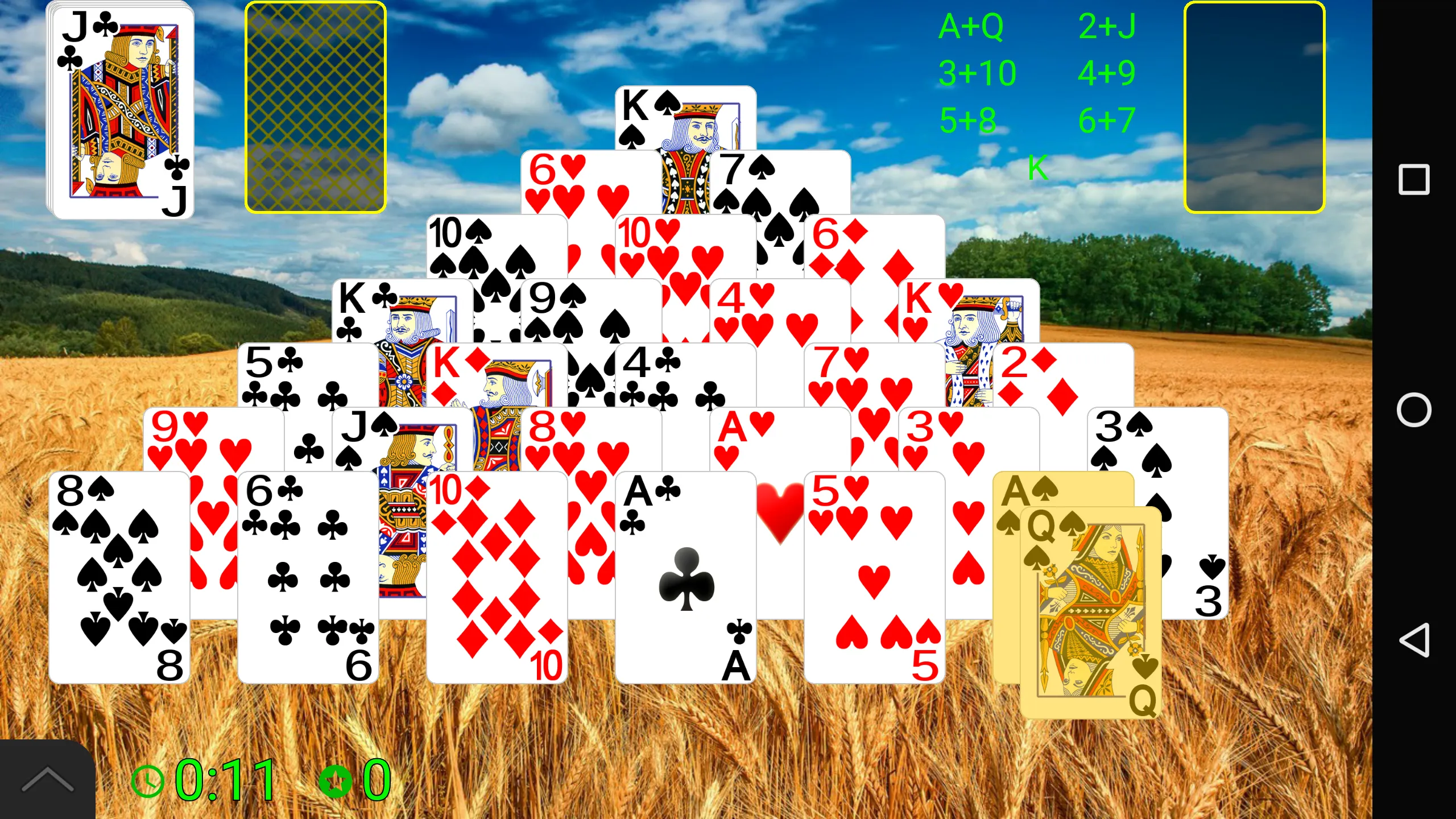 Pyramid Solitaire | Indus Appstore | Screenshot