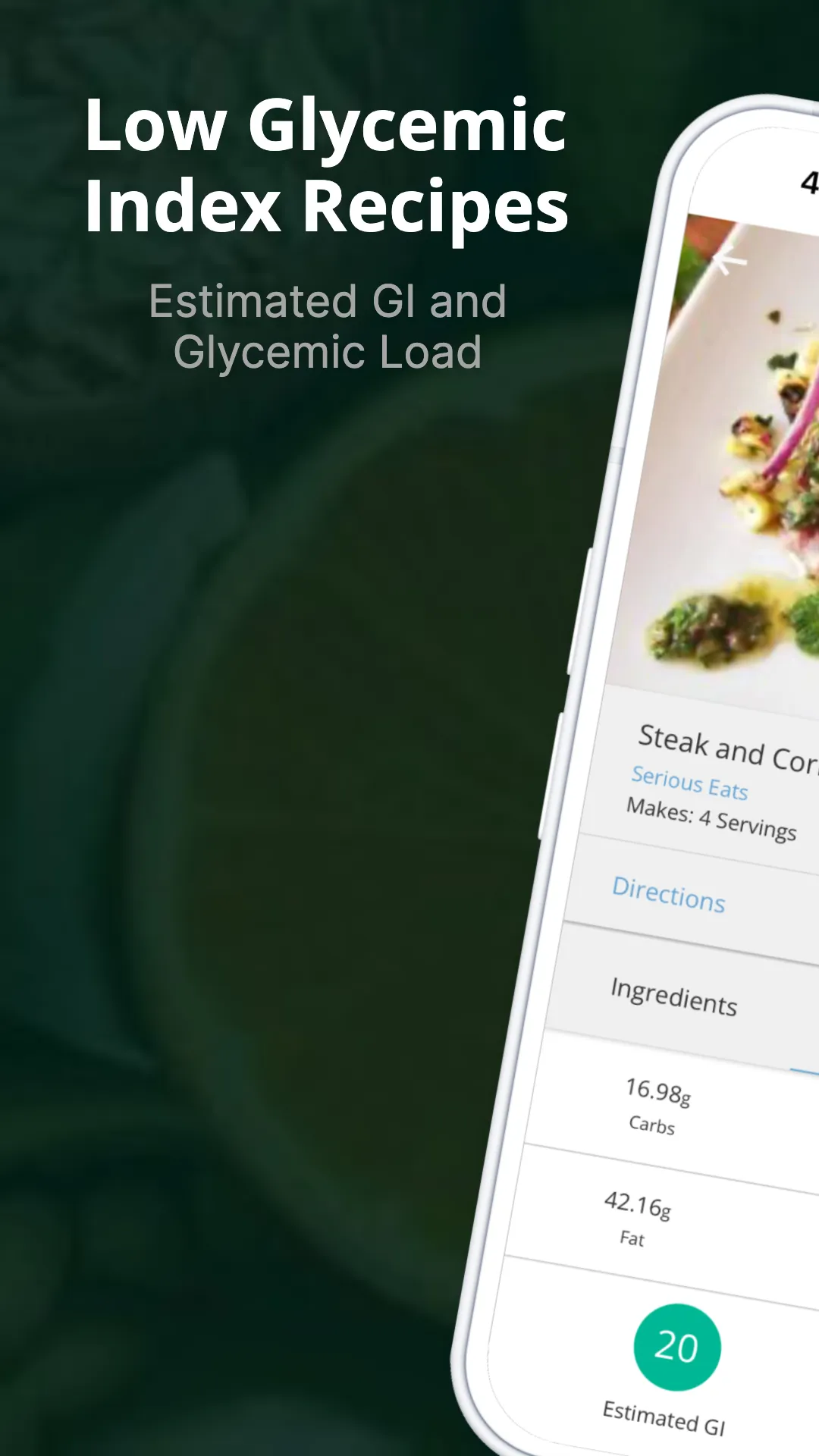 Glycemic Index & Load Recipes | Indus Appstore | Screenshot