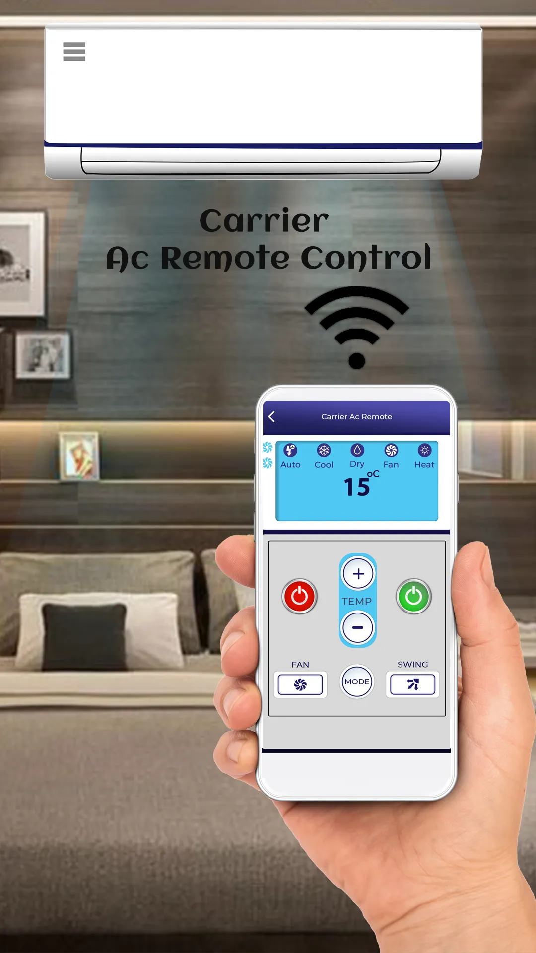 AC Remote Control For Carrier | Indus Appstore | Screenshot