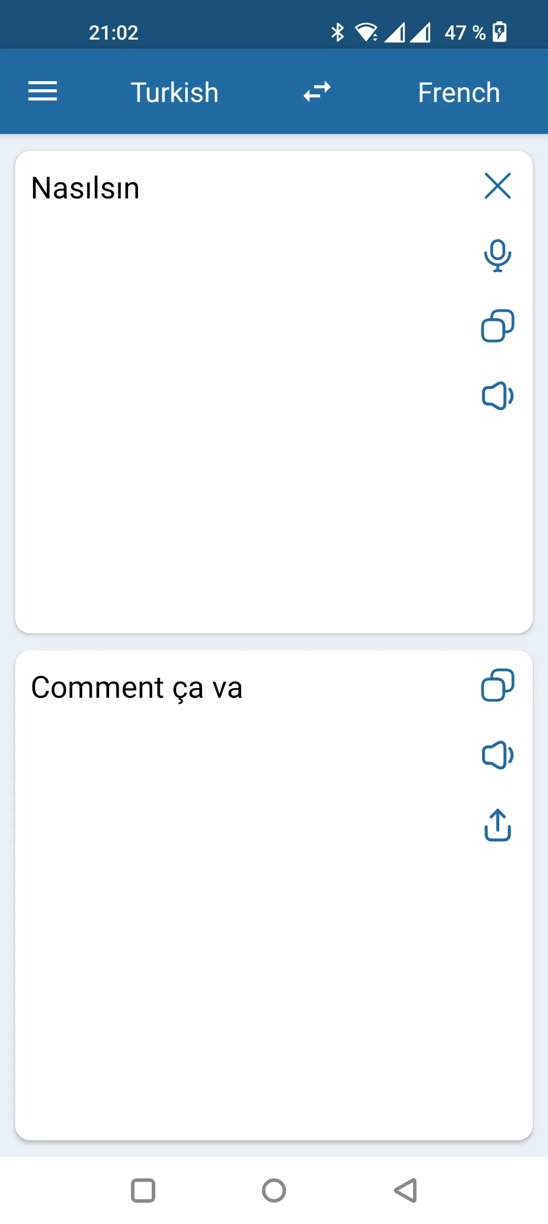 French Turkish Translator | Indus Appstore | Screenshot